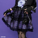 LOVE PUNK ミニスカート パープル ミニ丈 原宿系 原宿 ファッション 地雷系 地雷 病みかわいい 病みかわ ハート リボン パンク ロック 派手 かわいい 派手かわ 個性的 ダンス 衣装 ダンス衣装 ヒップホップ レディース ブラック 大きいサイズ ACDCRAG