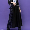 LOVE PUNK ロングスカート パープル ロング丈 原宿系 原宿 ファッション 地雷系 地雷 病みかわいい 病みかわ ハート チェーン パンク ロック 派手 かわいい 派手かわ 個性的 ダンス 衣装 ダンス衣装 ヒップホップ レディース ブラック 大きいサイズ ACDCRAG