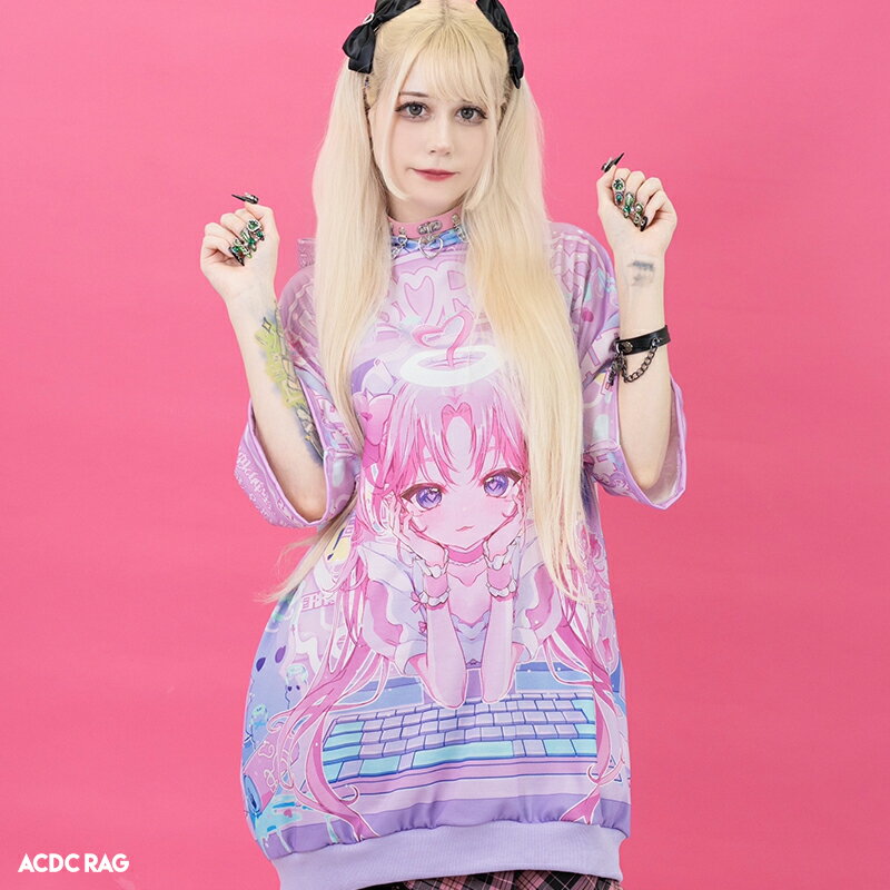 [半袖]偶像天使 パーカー ファッション 原宿 原宿系 レディース メンズ ダンス 衣装 ダンス衣装 天使 ..