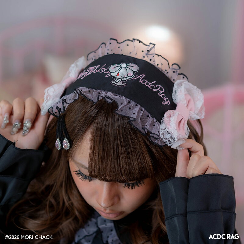 Rakuten - 汎用うさぎ ヘッドドレス BLACK ヘアアクセ ファッション 原宿系 原宿 パステル ファンシー ゆめかわ ギャル 平成 Y2K 派手カワ 姫 姫ギャル 個性的 レディース メンズ ピンク ブラック 大きいサイズ ACDCRAG [メール便可]