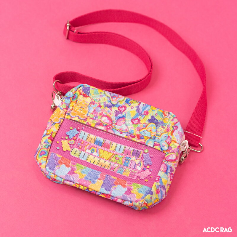 Rakuten - デコラブ バッグ ショルダーバッグ ファッション 原宿系 原宿 デコラ カラフル くま グミ お菓子 ポップ かわいい 個性的 レディース メンズ マルチカラー キッズサイズ ACDCRAG [メール便可]