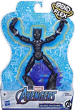 樂天商城 - MARVEL マーベル アベンジャーズ ベンドアンドフレックスシリーズ 6インチフィギュア ブラックパンサー E7868 正規品 ブラストア