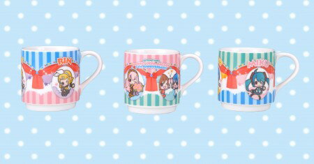 Rakuten - 初音ミク Project DIVA Arcade 5th Anniversary スタッキングマグカップ　《ミク　KAITO　MEIKO》単品　写真右の商品