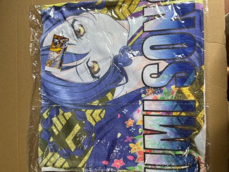 ラブライブ　　フエイスタオル　園田海未　76×38センチ