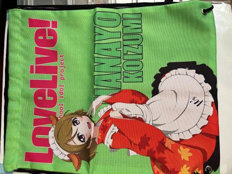 ラブライブ！小泉花陽　ナップサック　布バッグ