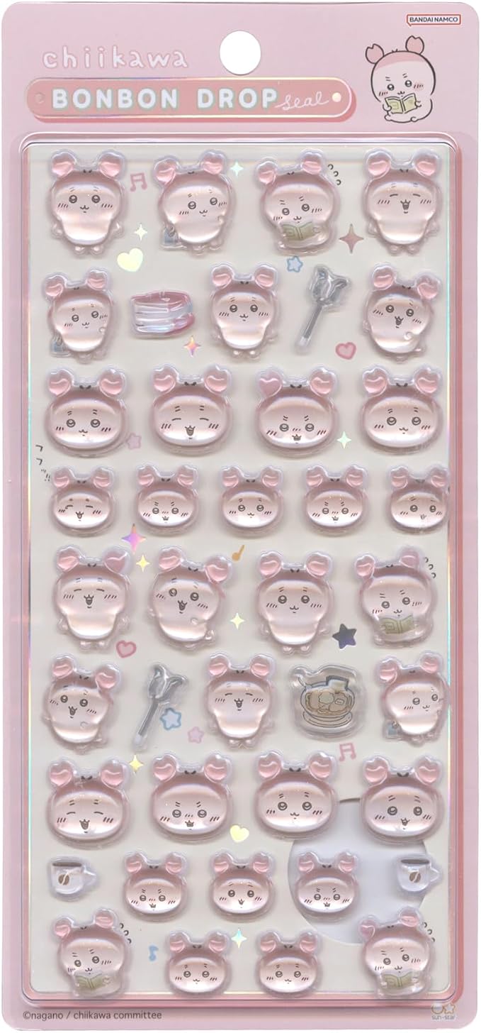 サンスター文具(Sun-Star Stationery) ちいかわ グッズ ボンボンドロップシール 古本屋 S8542937