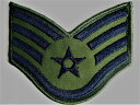 US.Air ForceワッペンStaff Sergent6ペア（12個入り）（本物！ミリタリー）