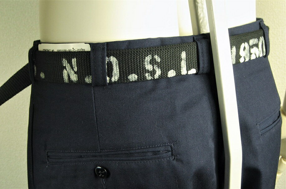US.NAVYウェブベルトwithステンシル（本物！ミリタリー）