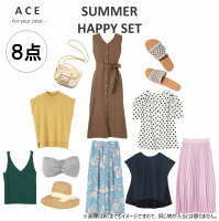 【最終価格】夏物福袋E（サマーファッション8点セット） ブラウス　シャツ　チュニック　カットソー　ワンピース　パンツ　スケート　カジュアル　セクシー　夏　夏物　福袋　豪華福袋　2020　レディース　人気　プレゼント　送料無料