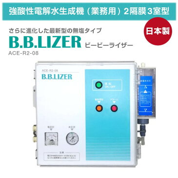 手指消毒 次亜塩素酸水 生成器 【 B.B.LIZER 】日本製 殺菌 電気分解 強酸性 装置 連続式 業務用 医療用 歯科 うがい 口腔 マウスウォッシュ 介護 老人ホーム 赤ちゃん 加湿器 噴霧 作り方 効果 掃除 清掃 食べ物 作る機械 生成機 大容量 動物病院 犬 猫 ペット