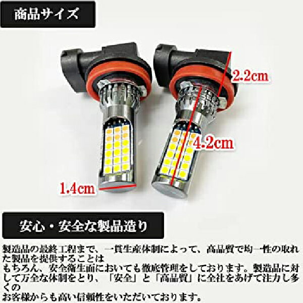 タント H19.12-H22.8 L375S、L385S フォグランプ H8 H11 H16 LED 3色切り替え ホワイト イエロー ブルー フォグランプled h8フォグランプ h16フォグランプ フォグライト ledフォグ ledフォグランプ ledフォグライト 3色 カスタム 3