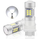 マツダ レーザー H6.7〜H8.9 BH系 LED T20 ホワイト シングル バックランプ21連 カーパーツ 後付 ledバックランプ バックライト 白 爆光 2個セット リバースランプ 後退灯 車用品 カー用品 車パーツ クルマled 車検対応 送料無料(2)