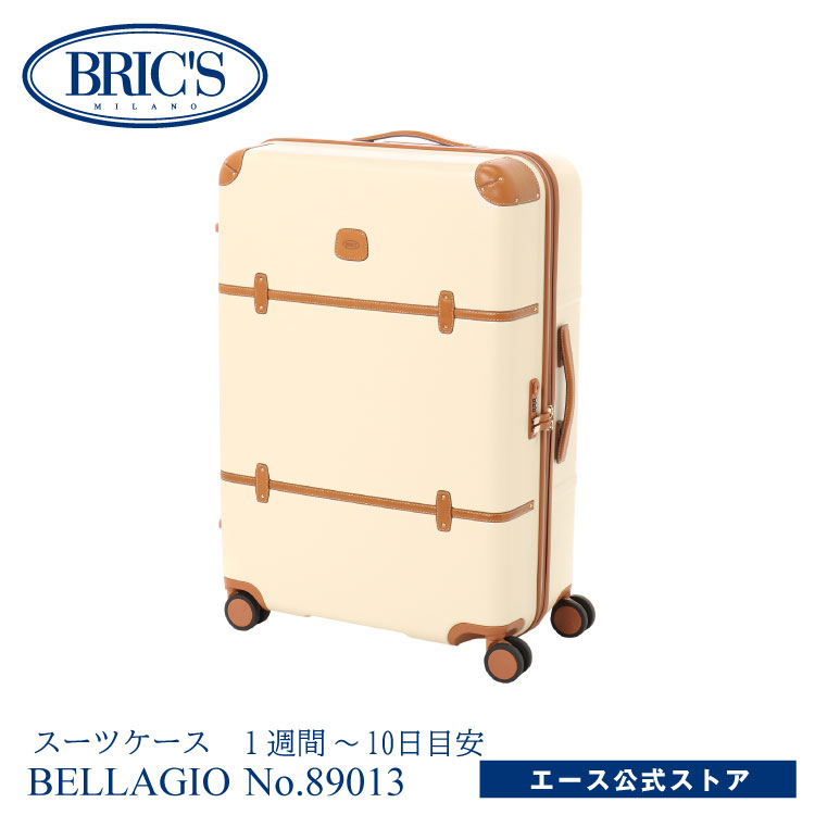 ブリックス スーツケース・キャリーケース メンズ 【 公式 】スーツケース BRIC'S ブリックス BELLAGIO ベラージオ ハードキャリーケース 96L 5.3kg 89013 BBG28304