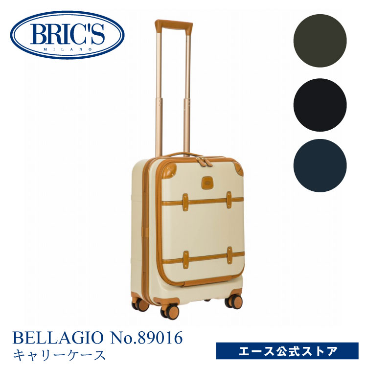 【 公式 】BRIC 039 S ブリックス BELLAGIO ベラージオ フロントポケット付き フロントオープン キャリーケース スーツケース 89016