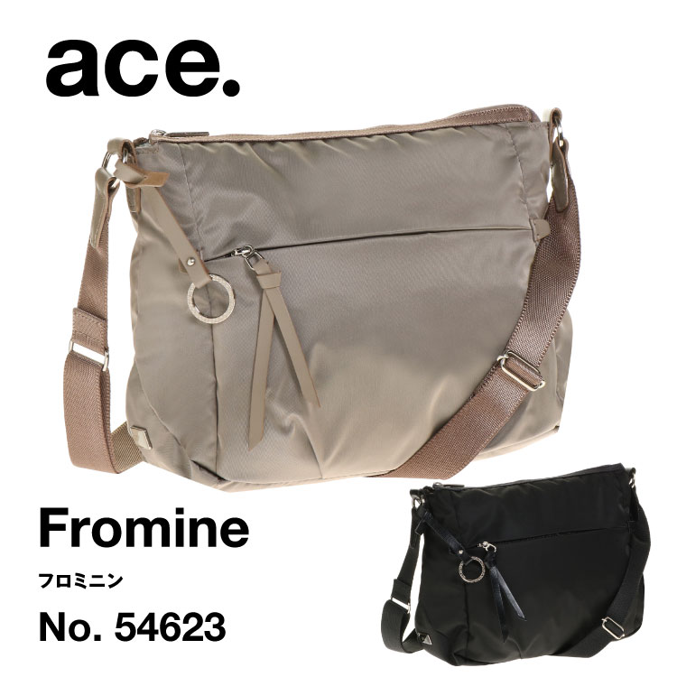 【 公式 】 ショルダーバッグ レディース 斜めがけ 軽い ace. フロミニン Lサイズ 4リットル マルチポーチ付き 54623のサムネイル