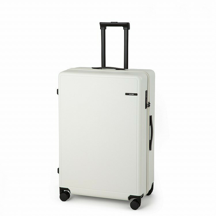 【週末Sale】ACE スーツケース ホワイト エーストーキョー ace.TOKYO エース スーツケース Mサイズ 56L
