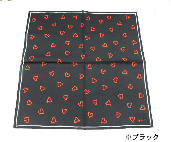 【2点までメール便可能】アニエスベー ハート ハンカチ 24SS#6 [agnes b]プレゼント 男性 女性 メンズ レディース ギフト プチギフト ブランドハンカチミニギフト お返し お礼 返礼品 結婚式 父の日 誕生日プレゼント 退職祝い 父の日ギフト