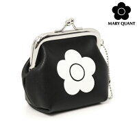 マリークワント シンプルデイジーマーク ガマ口ポーチミニ(MARY QUANT)【ポーチ コインケース 小銭入れ マルチケース コスメ ケース レディース マリクワ マリー クヮント】★☆