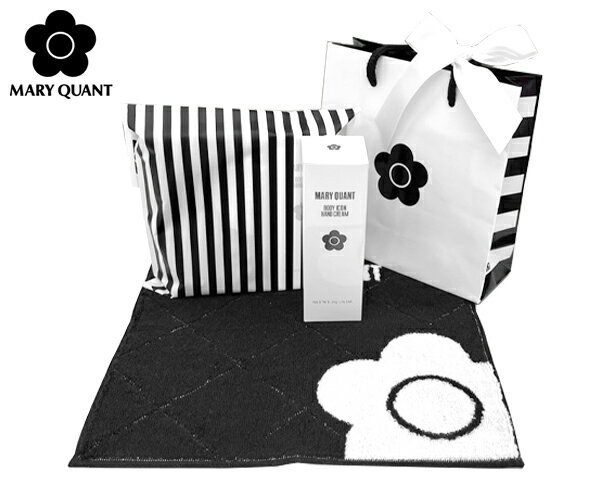 マリークヮント エコバッグ マリークワント ギフトセット　ハンドクリームxタオルハンカチ　(MARY QUANT)【エコバッグ 同僚 上司 女友達 女子 ハンカチ 人気 プチギフト】★☆【あす楽】 ギフト プレゼント