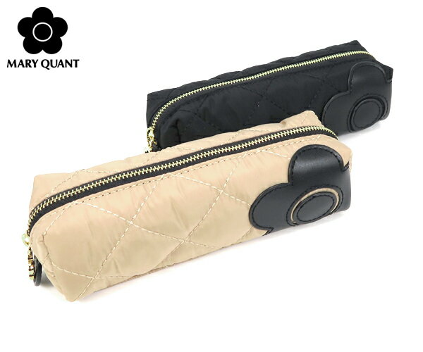 マリークワント クラシカルキルトデイジー スクエアペンケース(MARY QUANT)【化粧ポーチ ブラシケース 筆箱 ふでばこ レディース マリクワ マリー クヮント MQ ポーチ プチギフト】★☆【あす楽】のサムネイル