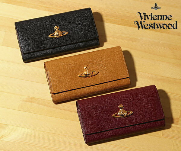 ヴィヴィアン ウエストウッドエグゼクティブ 内がま口 ウォレット(L)[3118C98](Vivienne Westwood)【長財布 かぶせ 牛革 レディース ビビアン】★☆【あす楽】