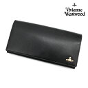 ★ヴィヴィアン ウエストウッド ヴィンテージオーブ かぶせ ウォレット/ブラック(3118M101)(Vivienne Westwood)【牛革 長財布 メンズ オーヴ WATER ORB ビビアン】★☆【あす楽】 ギフト プレゼント