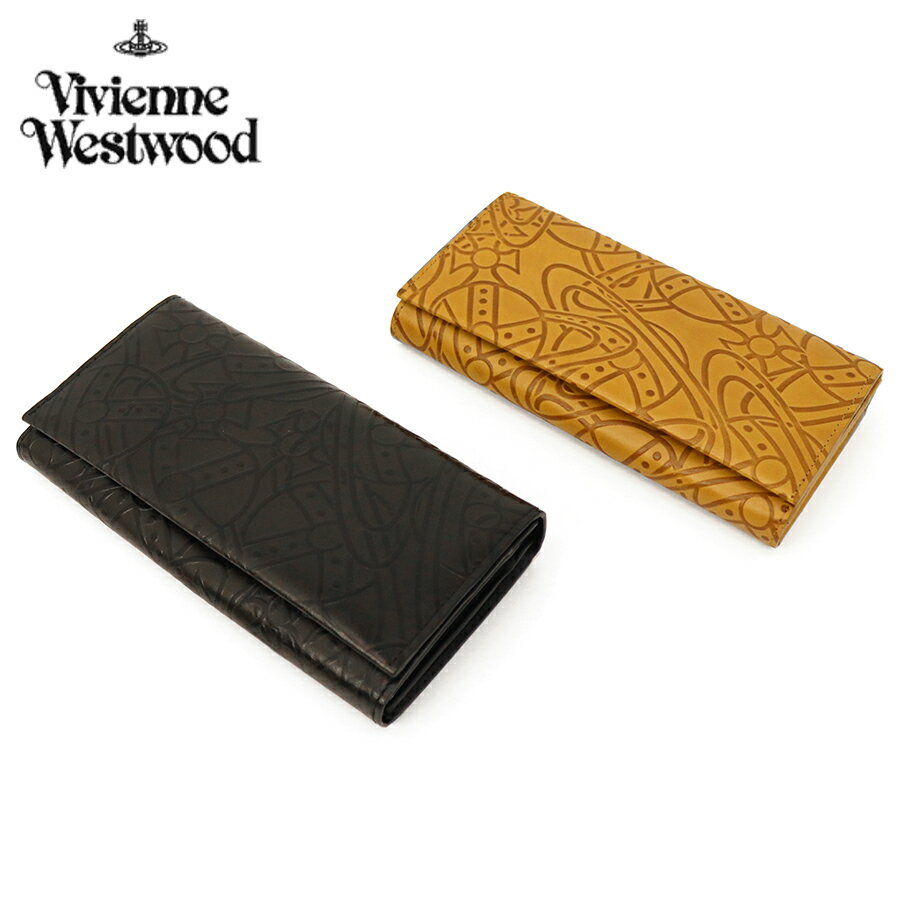 Vivienne Westwood（ヴィヴィアン・ウエストウッド）『エンボスORB 長財布（3118K30）』