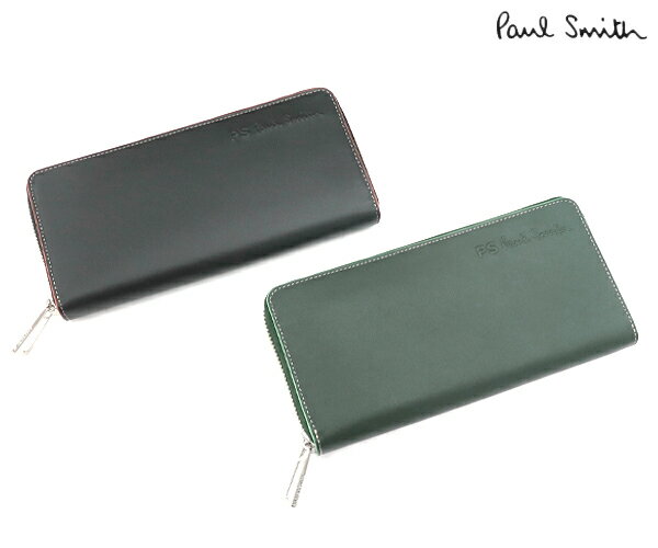 ポールスミス PS Paul Smith ポップカラー ラウンドファスナー長財布(BYP057) (Paul Smith)【ウオレット 牛革 レザー ギフト 人気 男性 彼氏 小物 誕生日 新生活 新社会人】【ラッピング無料】【あす楽】