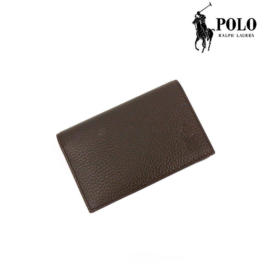 ラルフローレン 名刺入れ ラルフローレン 財布 メンズ シュリンクレザー カードケース/ダークブラウン[P-611SH](Polo Ralph Lauren)【財布 メンズ ギフト ポロ・ラルフローレン 名刺入れ】★☆【あす楽】 ギフト プレゼント