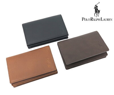 ラルフローレン メンズ オイルスムースレザー カードケース(P-2401 OSL) (Polo Ralph Lauren)【カードケース 名刺入れ 定期入れ メンズ ギフト 男性 男子 彼氏 小物 誕生日 記念日 入学祝 卒業祝 御祝 入社祝 新生活 新社会人 就職祝 】【あす楽】
