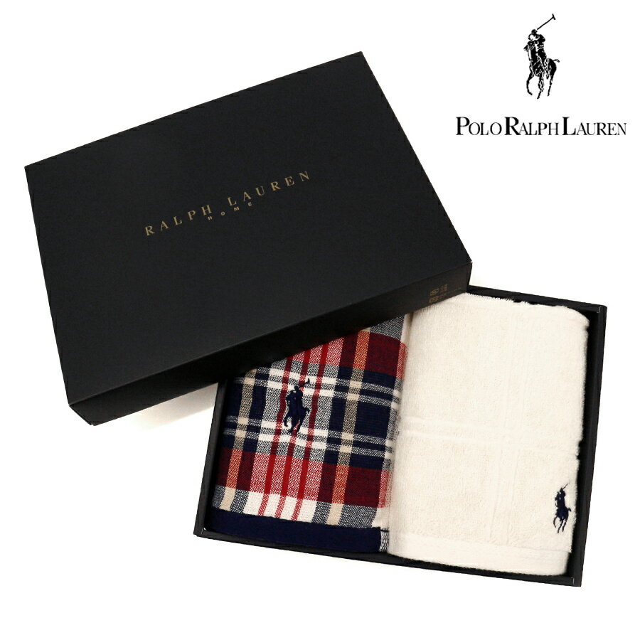 ラルフローレン タオルセット Polo Ralph Lauren ラルフローレン ウォッシュタオルセット(エドガー＆ラージ)(Polo Ralph Lauren)【ハンド タオル メンズ レディース ポロ ギフト プチギフト】★☆【あす楽】