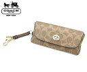 コーチ(COACH) サングラスケース シグネチャーキャンバス (CZ...(4)