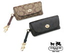 ☆コーチ COACH サングラスケース シグネチャー キャンバス[73639GDKHA]【サングラス ポーチ めがね ケース プチギフト メンズ レディース】★☆【あす楽】