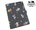 コーチ(COACH) コーチxディズニー DISNEY コラボ ホリデイプリント ノートブック カバーセット(CN571 QB/M2)【ミッキーマウス プルート 手帳 Disney 2023 新作 限定モデル 新品】★☆【あす楽】 ギフト プレゼント
