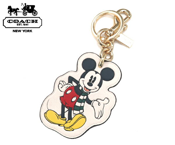 コーチ(COACH) コーチxディズニー DISNEY コラボ キャラクターフラットバッグチャーム ミッキー (CN009 IMCHK) ★☆ ギフト プレゼント