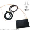 【1点までメール便可能】アジリティ アッファ 8mm ショルダー ベルト 2533 AGILITY affa(長財布 ストラップ イタリアンシュリンク マルチケース 本革)【ラッピング無料】★☆【あす楽】 ギフト プレゼント