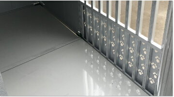 ドッグハウス(スチール製)DFD-1(床付)(0.5坪タイプ)【別途、下記送料が必要です。】【決算処分価格】P19Jul15