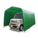〈南栄工業)パイプ車庫 2740UMG 軽自動車用(埋め込み式)前後幕なし【【会社等と福山通運の営業所止めに配達です。個人宅へは配達はできません。】送料無料】【...
