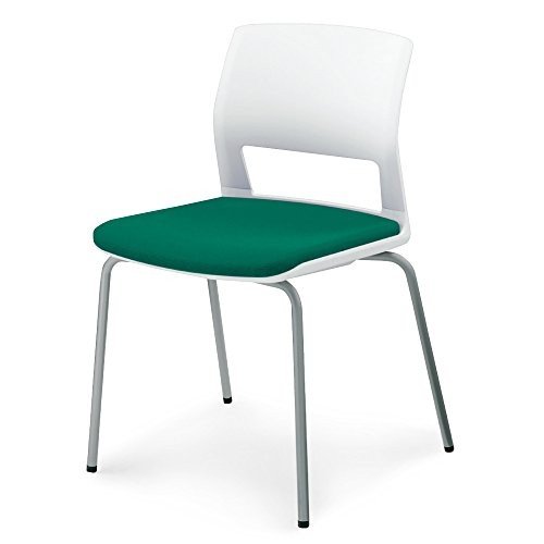 【組立無料】 コクヨ オフィスチェア 会議イス 160シリーズ CK-160G128 背樹脂タイプ 4本脚 布/ビリジアン