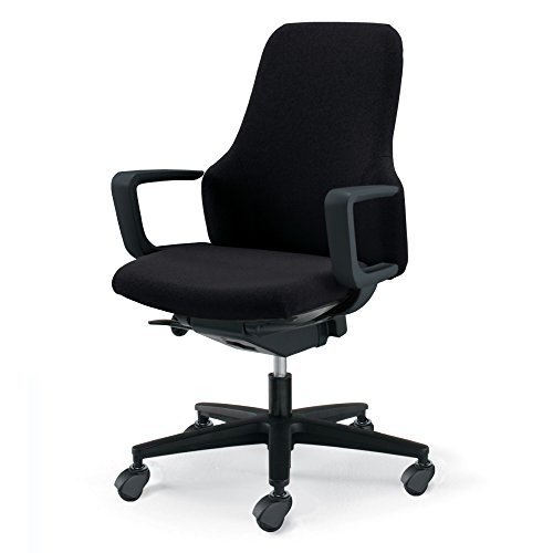 【組立無料】 コクヨ オフィスチェア グーフォ CR-G2703E6G9B6-VN ハイバック C型肘 ブラックシェル ブラック フローリング用