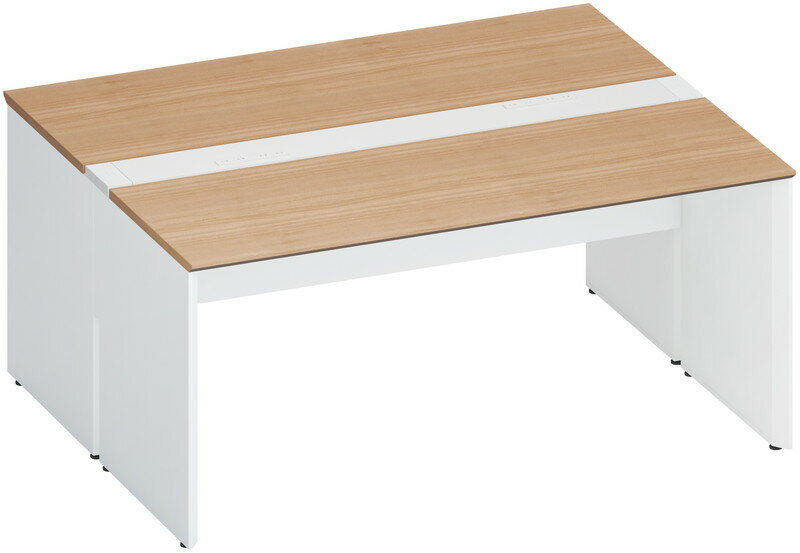 コクヨ 品番DWV-PD1614-SAWMP21 デスク　WV＋　両面（D700）　基本　固定式配線カバー W1600xD1400xH720