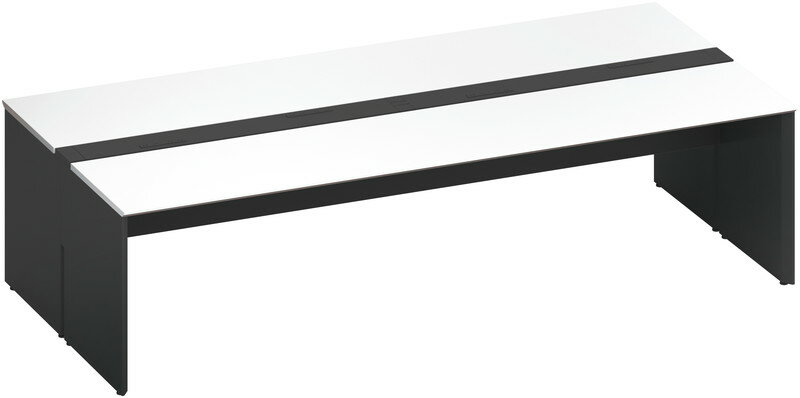 コクヨ 品番DWV-PD2814-E6APAW1 デスク　WV＋　両面（D700）　基本　固定式配線カバー W2800xD1400xH720