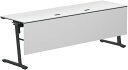 コクヨ 品番KT-PWS1409DE6CPAWNN フラップ天板会議テ−ブル カ−ム 配線付 木パネル付 棚付 W2100xD600xH720(3)