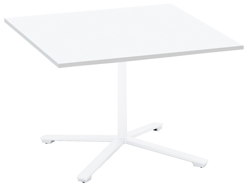 コクヨ 品番MT-V1010SAAMAW-EN 会議テーブル　ビエナ　固定正方形天板　単柱塗装脚アジャスター W1050x..