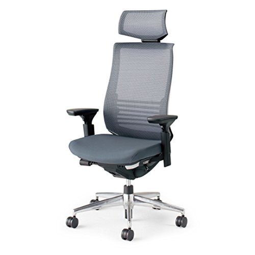 【組立無料】 コクヨ ベゼル イス オフィスチェア ソフトグレー ヘッドレスト付 デスクチェア 事務椅子 ハイエンドモデル CR-A2835E6GME3-W