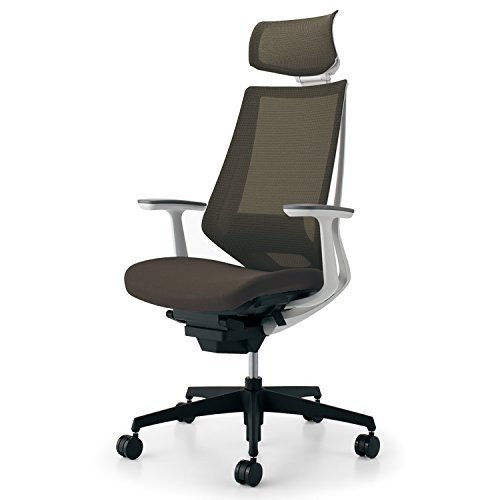 【組立無料】 コクヨ デュオラ イス オフィスチェア ダークグレージュ メッシュ ヘッドレスト デスクチェア 事務椅子 シンプルデザイン多機能チェア CR-G3025E1KZM6-V