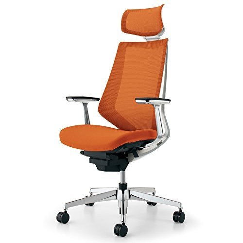 【組立無料】 コクヨ デュオラ イス オフィスチェア タンジェリン メッシュ ヘッドレスト デスクチェア 事務椅子 シンプルデザイン多機能チェア CR-GA3045E1KZY4-W