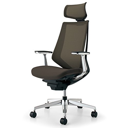 【組立無料】 コクヨ デュオラ イス オフィスチェア ダークグレージュ メッシュ ヘッドレスト デスクチェア 事務椅子 シンプルデザイン多機能チェア CR-GA3045E6KZM6-W