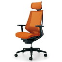 【組立無料】 コクヨ デュオラ イス オフィスチェア タンジェリン メッシュ ヘッドレスト デスクチェア 事務椅子 シンプルデザイン多機能チェア CR-G3025E6KZY4-W