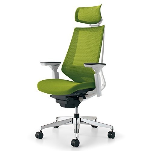 【組立無料】 コクヨ デュオラ イス オフィスチェア ライトオリーブ メッシュ ヘッドレスト デスクチェ..